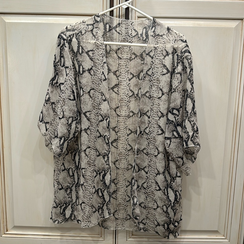 Snakeskin kimono